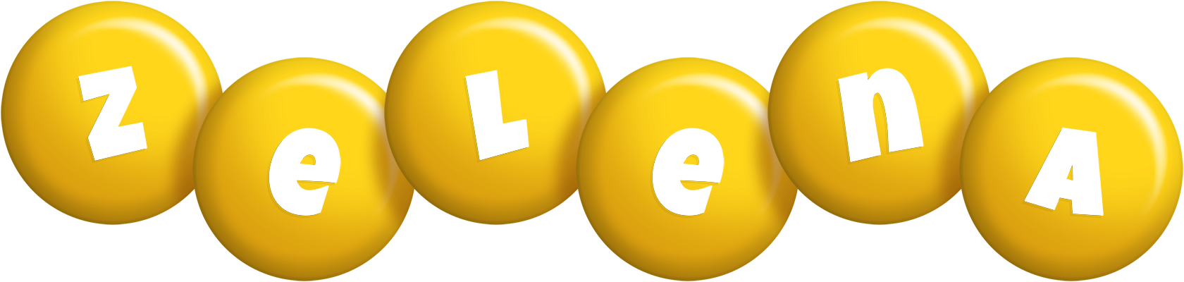 Zelena candy-yellow logo