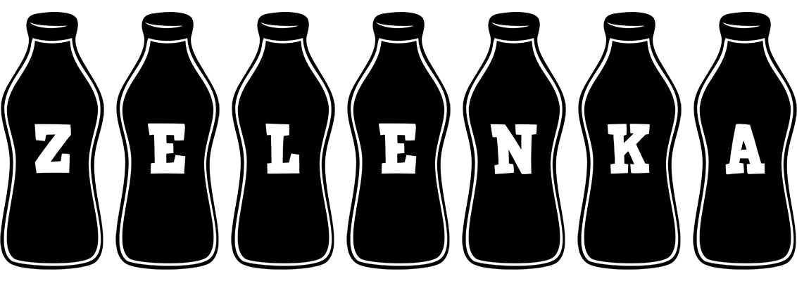 Zelenka bottle logo