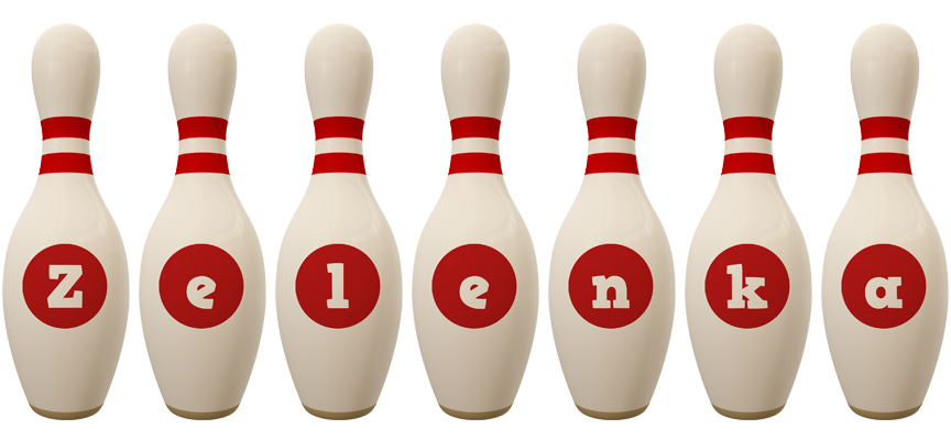 Zelenka bowling-pin logo