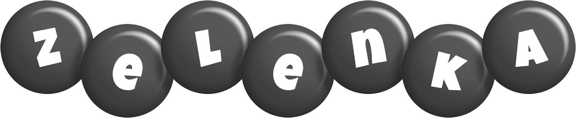 Zelenka candy-black logo