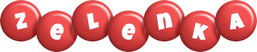 Zelenka candy-red logo