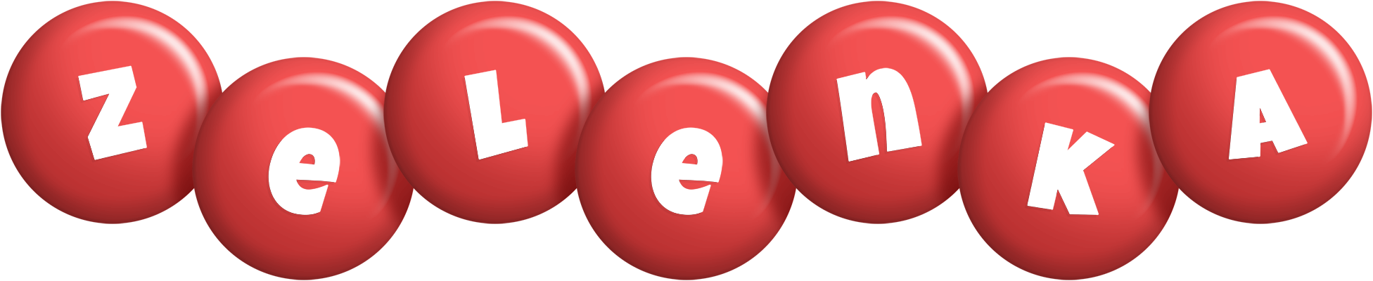 Zelenka candy-red logo