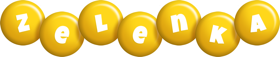 Zelenka candy-yellow logo