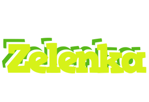 Zelenka citrus logo