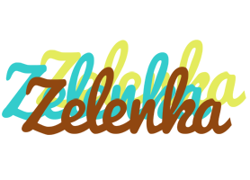 Zelenka cupcake logo