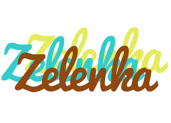 Zelenka cupcake logo