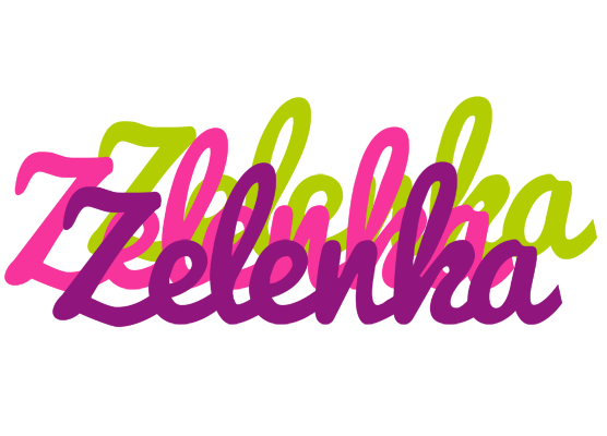 Zelenka flowers logo