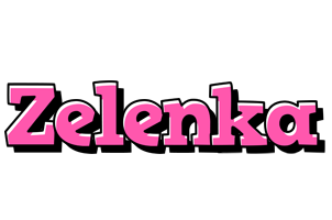 Zelenka girlish logo