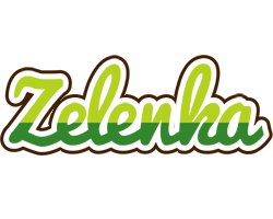 Zelenka golfing logo