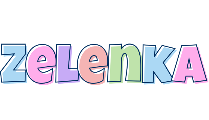 Zelenka pastel logo