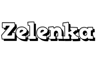 Zelenka snowing logo