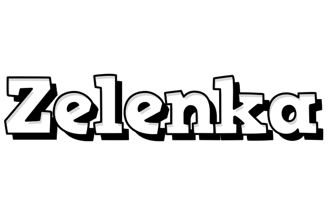 Zelenka snowing logo