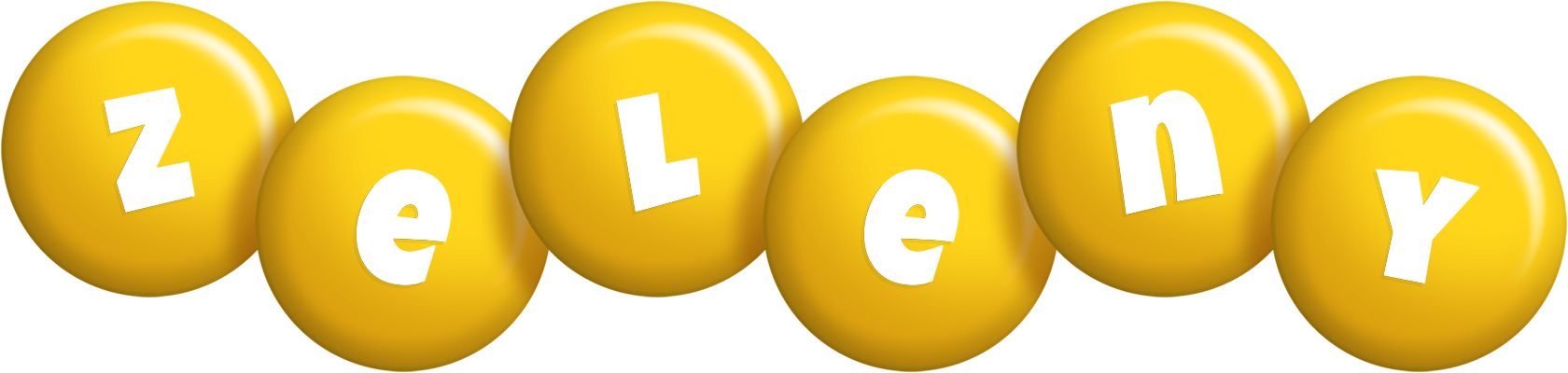 Zeleny candy-yellow logo