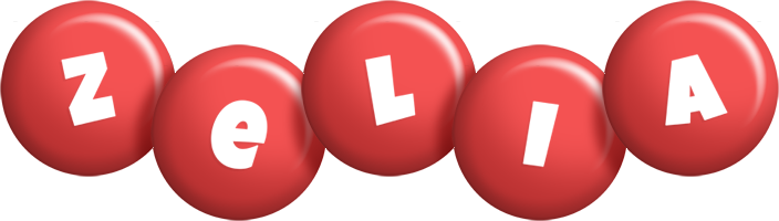 Zelia candy-red logo