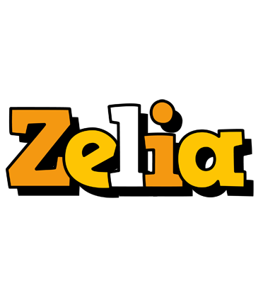 Zelia cartoon logo