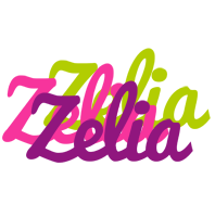 Zelia flowers logo