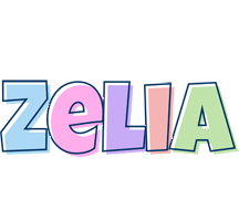 Zelia pastel logo