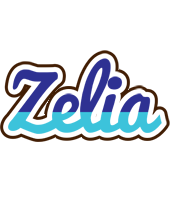 Zelia raining logo