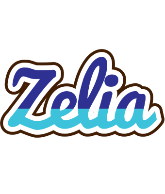 Zelia raining logo