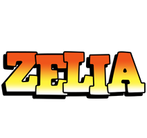 Zelia sunset logo