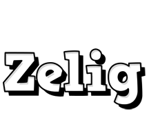 Zelig snowing logo