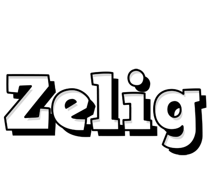 Zelig snowing logo