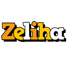 Zeliha cartoon logo