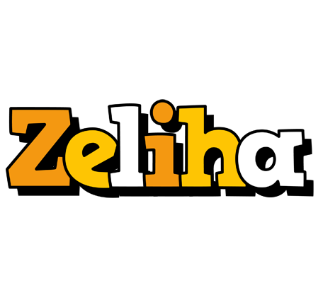 Zeliha cartoon logo