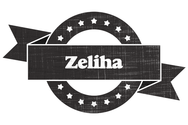 Zeliha grunge logo