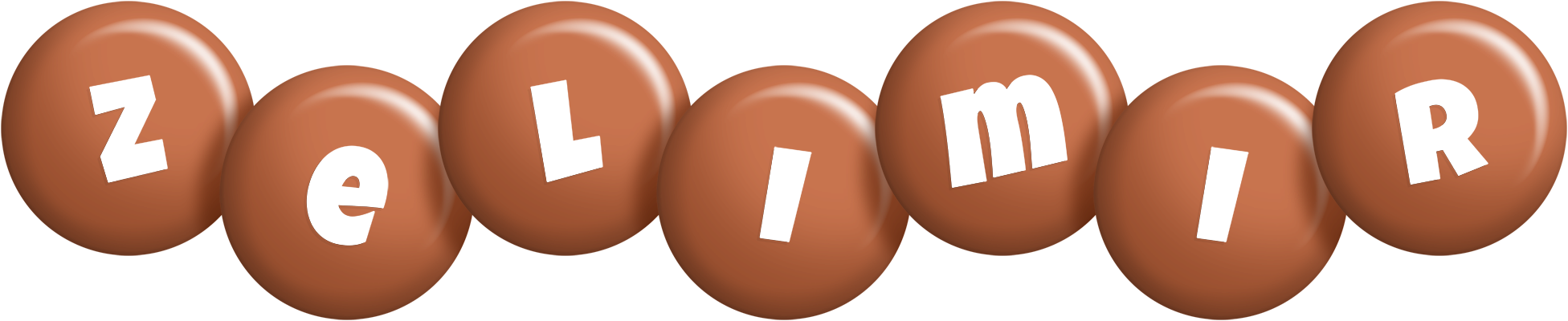 Zelimir candy-brown logo