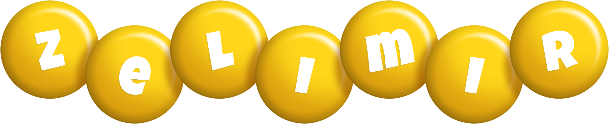 Zelimir candy-yellow logo