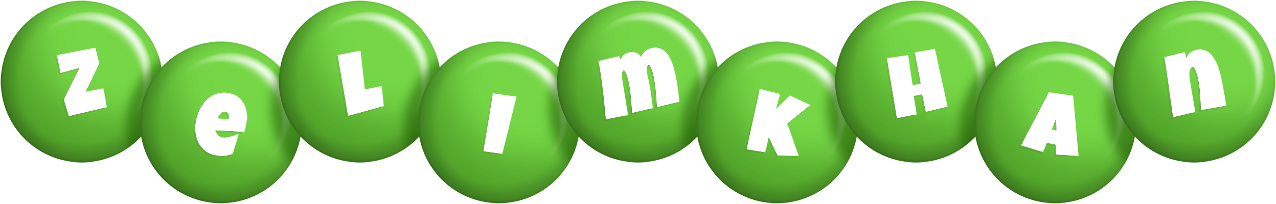 Zelimkhan candy-green logo