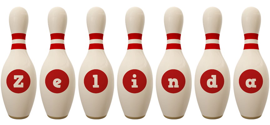 Zelinda bowling-pin logo
