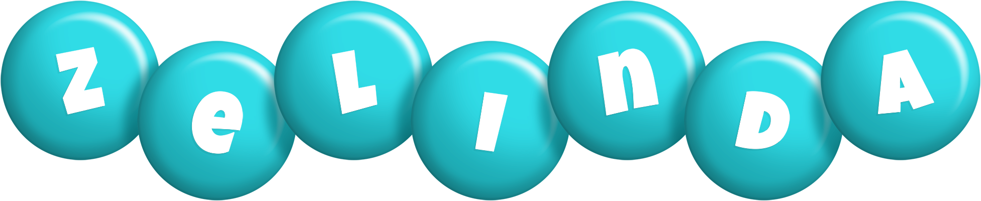 Zelinda candy-azur logo