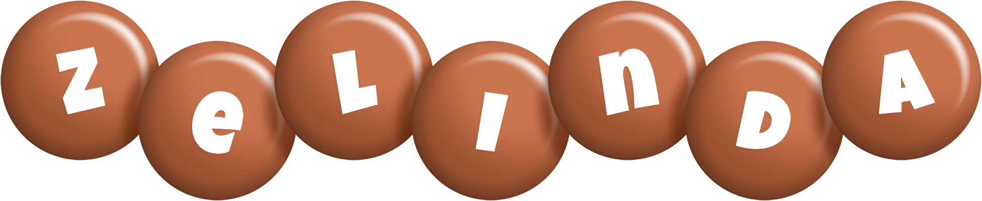 Zelinda candy-brown logo