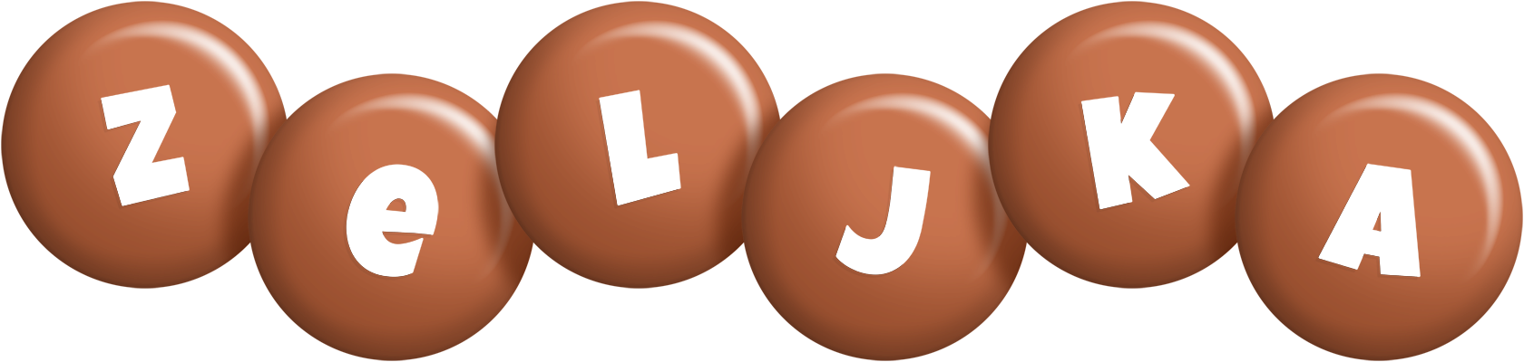 Zeljka candy-brown logo