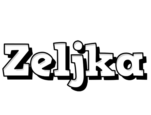 Zeljka snowing logo