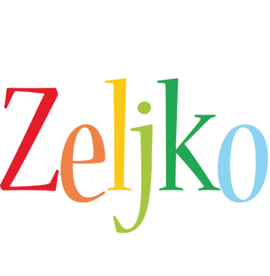 Zeljko birthday logo