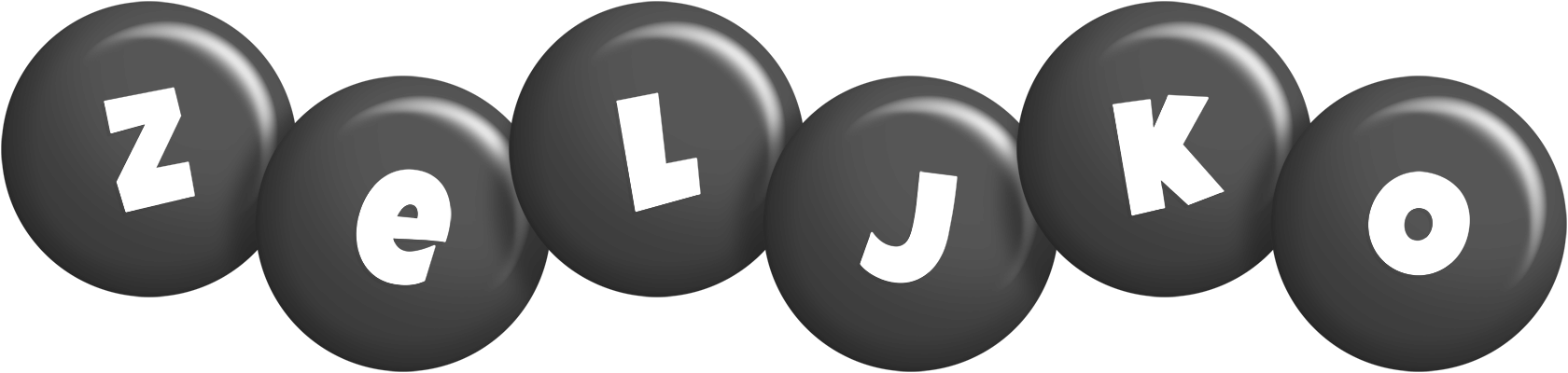 Zeljko candy-black logo