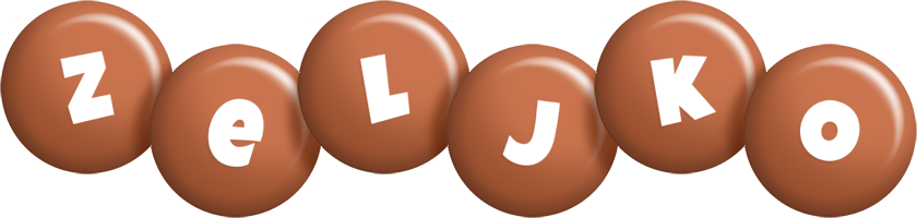 Zeljko candy-brown logo