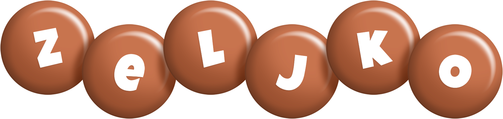Zeljko candy-brown logo