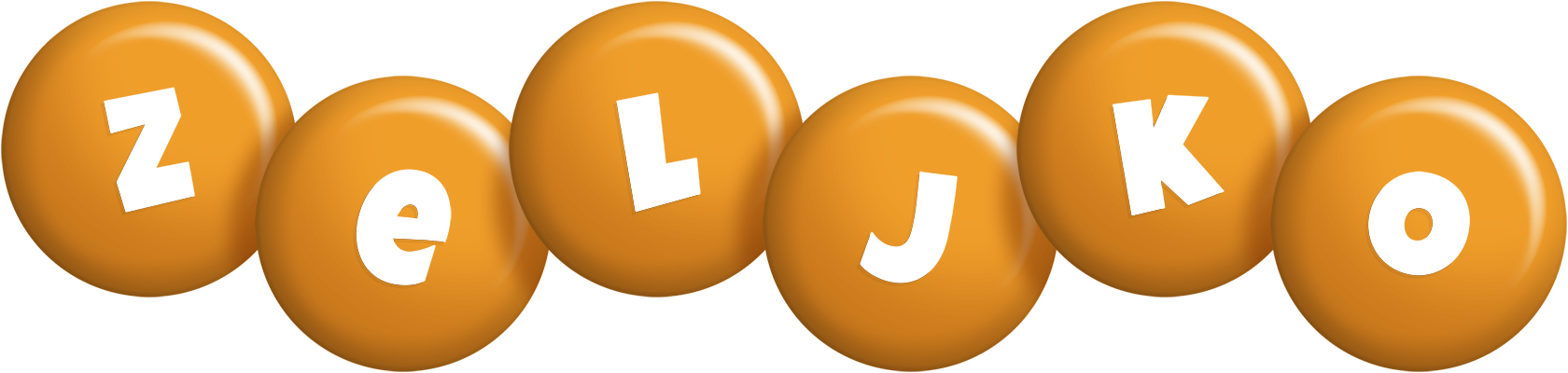 Zeljko candy-orange logo