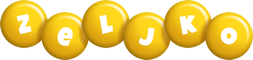 Zeljko candy-yellow logo