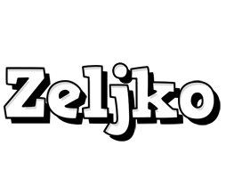 Zeljko snowing logo