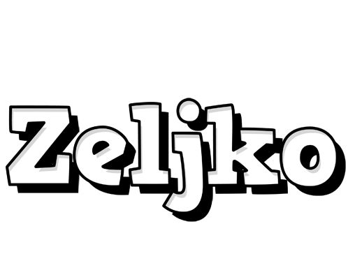 Zeljko snowing logo