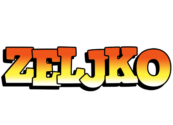Zeljko sunset logo