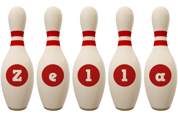 Zella bowling-pin logo