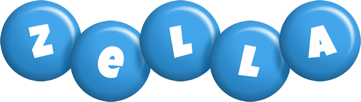 Zella candy-blue logo