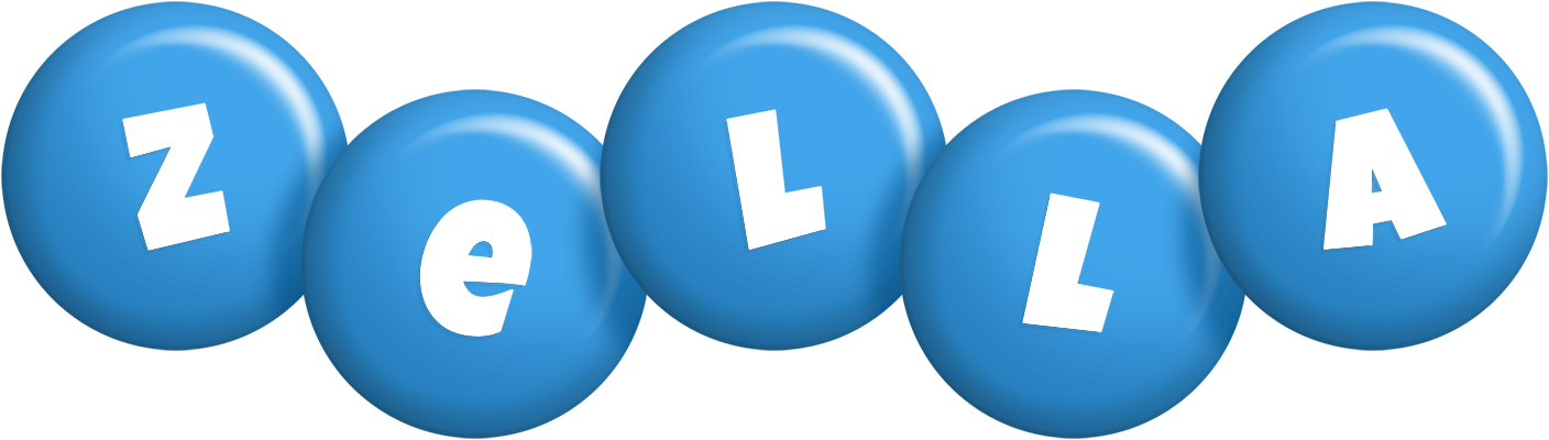 Zella candy-blue logo