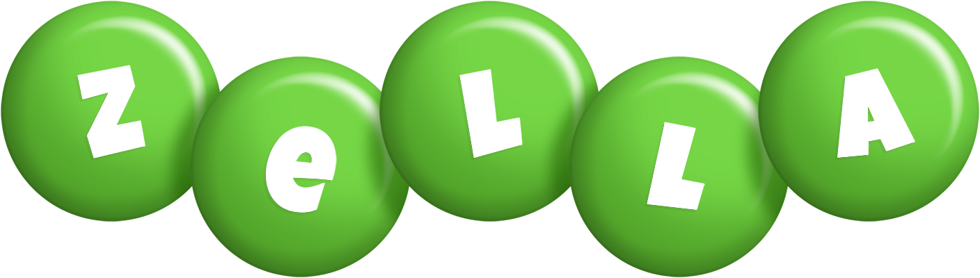 Zella candy-green logo